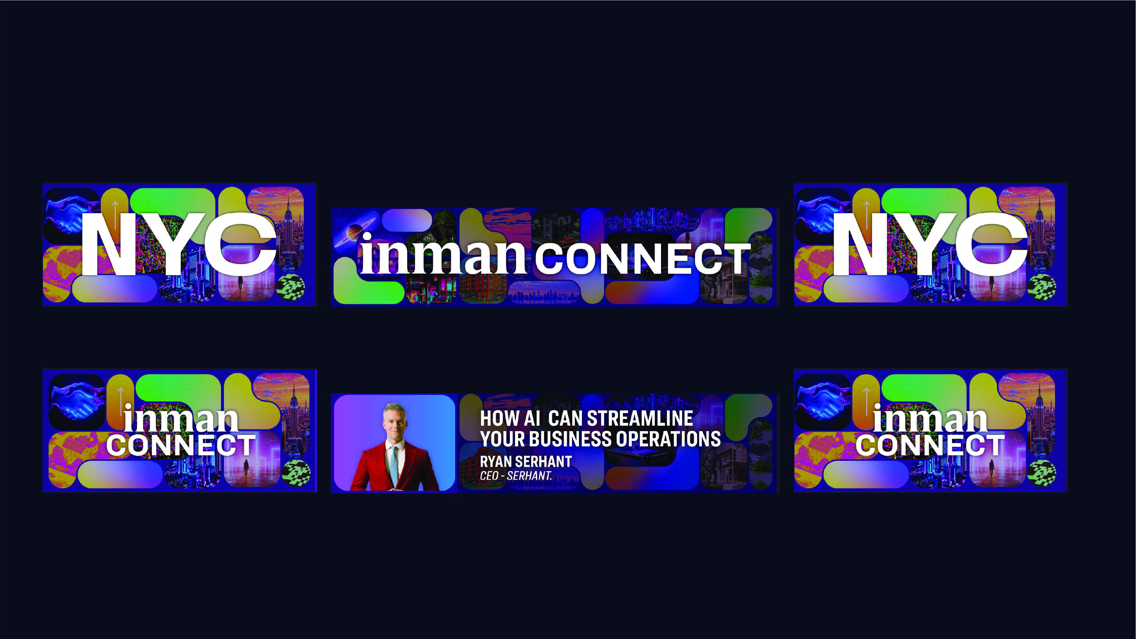 ICNY 2026 stage banners and LED graphics