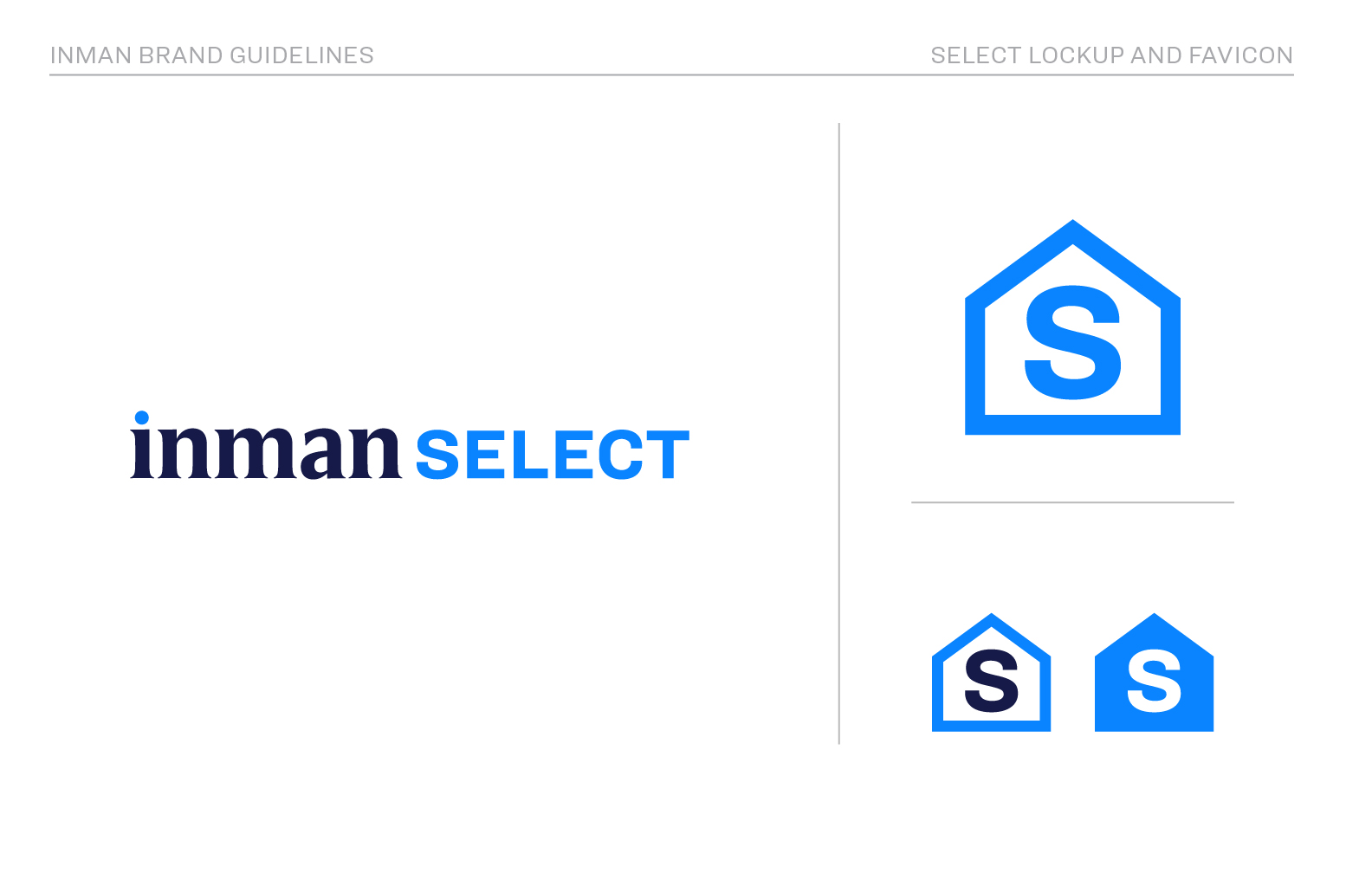 Inman Select lockup and favicon system