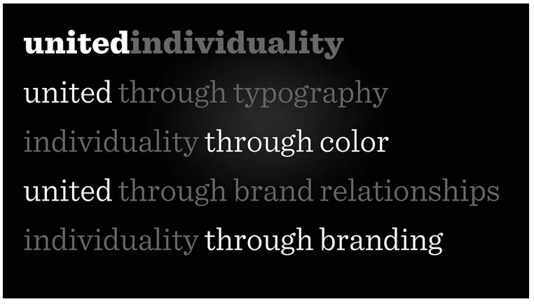 United Individuality framework